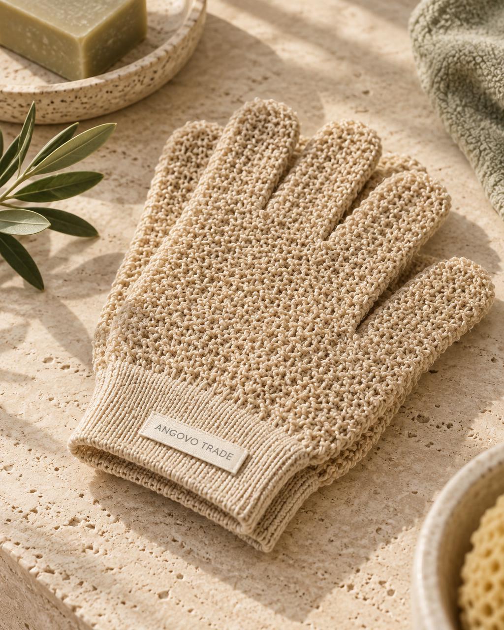 Natural Fiber Exfoliating Gloves